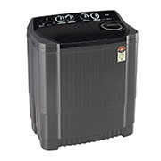 LG 8Kg, Semi Automatic Top Load Washing Machine, Roller Jet Pulsator + Soak, Middle Black , P8035SKAZ